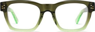 Abiod Faded Green Glasses