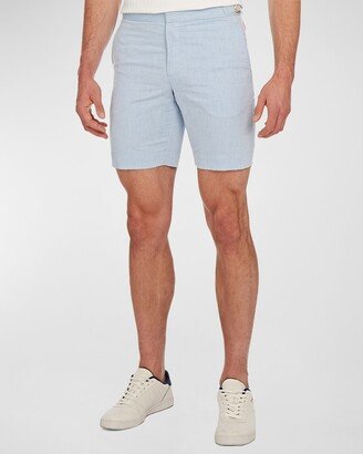 Men's Harrop Tailored Linen-Blend Shorts