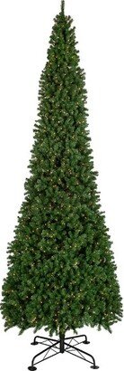 Northlight 15' Pre-Lit Pendleton Spruce Slim Artificial Christmas Tree, Clear Lights