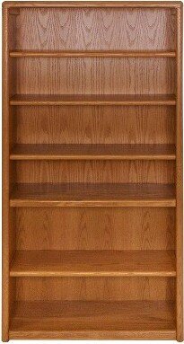 70 6 Shelf Bookcase Brown - Martin Furniture