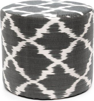 silk pouf