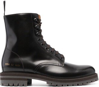 Lace-Up Fastening Combat Boots