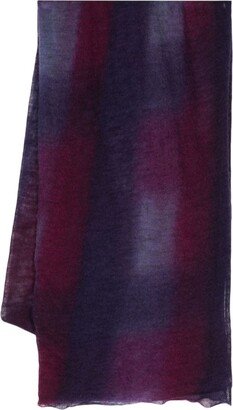 Graphic-Print Cashmere Scarf-AA