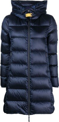 Marion logo-patch puffer coat