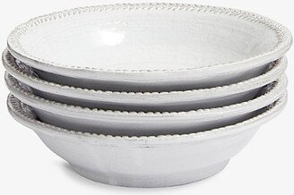 Soho Home Hillcrest Handmade Stoneware Pasta Bowls set of Four