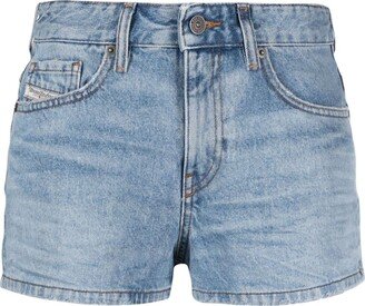 De-Yuba high-waisted denim shorts