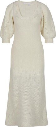 Flared Knitted Dress