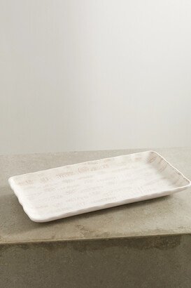 Textured Ceramic Tray - Neutrals