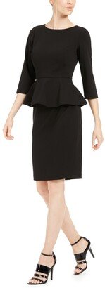 Petite Peplum Sheath Dress