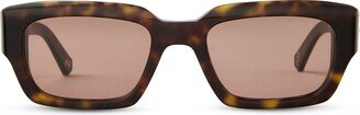 Maverick S Hickory Tortoise-antique Gold Sunglasses