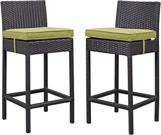 Journey Faux Rattan Outdoor Patio Bar Stool