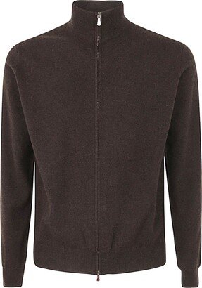 Filippo De Laurentiis Wool Cashmere Long Sleeves Full Zipped Sweater