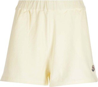 Logo Patch High Waist Shorts-AA