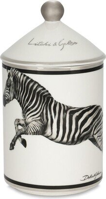 Zebra-Print Scented Candle (340g)