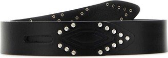 Stud Embellished Knot Fastened Belt