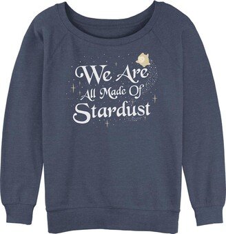 Women's Wish Made of Stardust Junior's Raglan Pullover with Coverstitch