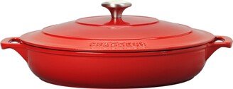 French Enameled Cast Iron 2.6 Qt. Braiser with Lid