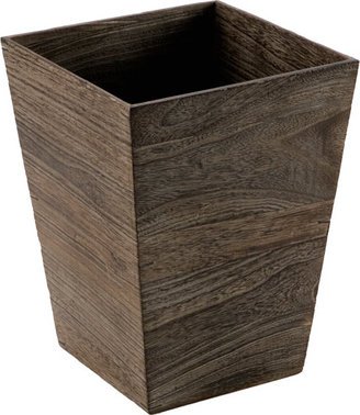 Square Brentwood Wastebasket Feathergrain