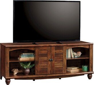 Harbor View with Louvered Doors TV Stand for TVs up to 60 Curado Cherry Red