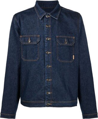 Bold two-pocket denim jacket