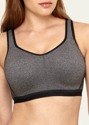 Underwire Crisscross-Back Sports Bra