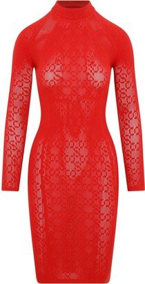 Simkhai X Wolford Intricate Pattern Dress