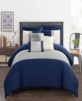 Osnat 10 Piece Queen Bed In a Bag Comforter Set