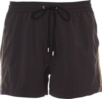 Side Stripe Swim Shorts-AA