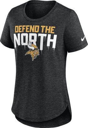 Women's Local (NFL Minnesota Vikings) T-Shirt in Black