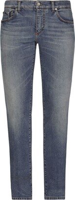 Mid-rise skinny jeans-CY