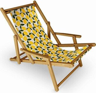 Avenie Mediterranean Summer Lemons Sling Chair