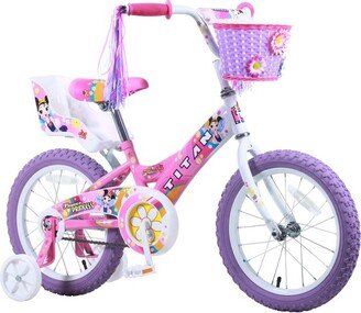 Titan Bikes Titan Flower Princess 16 Kids' BMX Bike - Pink