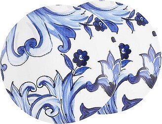 Dolce & Gabbana Casa Set Of 2 Mediterraneo Fiore Piccolo Bread Plates in Blue