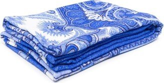 Paisley-Print Bath Towel