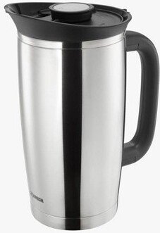 SK-XAE10 Fresh Brew Vacuum Insulated Stainless French Press - Stainless