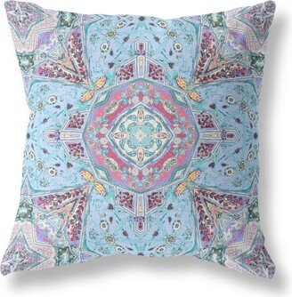 Amrita Sen Designs Buddha Flower Ceremony Outdoor Pillow Zip