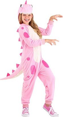 HalloweenCostumes.com X Small Girl Girl's Pink Dinosaur Jumpsuit, Pink