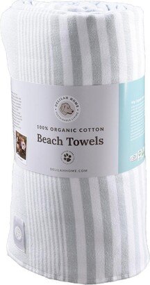 100% Organic Cotton, Sand Resistant, Sunset Beach Towel, 36 x 70