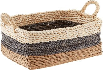 Farmhouse Storage Bin Natural/Grey