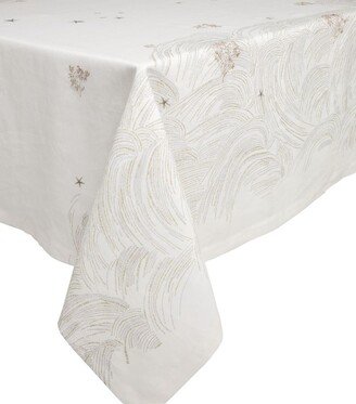 Alexandre Turpault Oceanide Blanc Tablecloth (170Cm X 250Cm)