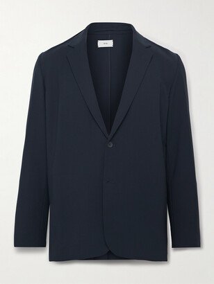 ATON Unstructured Wool-Blend Oxford Blazer