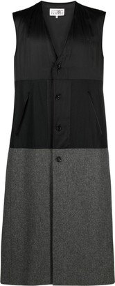 Two-Tone Wool Gilet