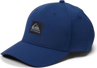 Quiksilver Waterman Perf Turf Hat (Insignia Blue) Baseball Caps