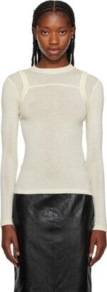 Maiden Name Off-White Eva Long Sleeve T-Shirt