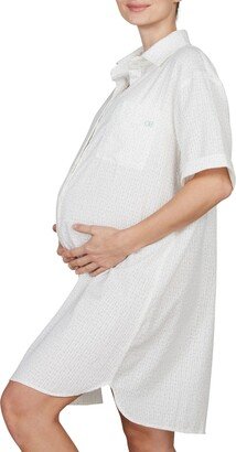 Paulette Maternity/Nursing Organic Cotton Nightgown