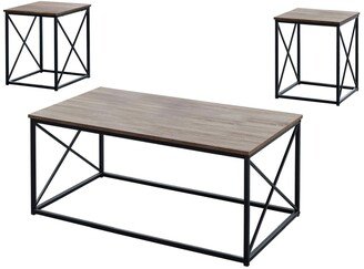 Monarch Specialties Table Set - 3 Piece Set