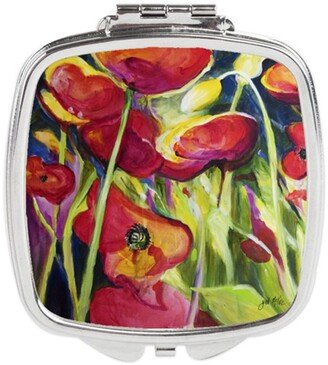 JMK1269SCM Poppies Compact Mirror