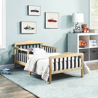 Olive & Opie Twain Toddler Bed - Natural/Black