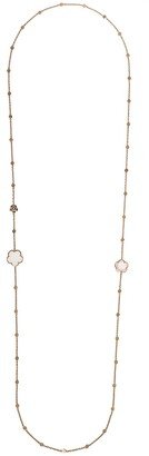 18kt rose gold diamond quartz Bon Ton neckalce