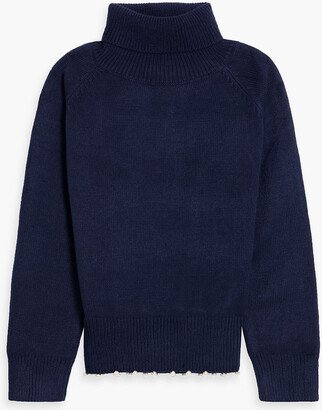 Clemmie embellished knitted turtleneck sweater